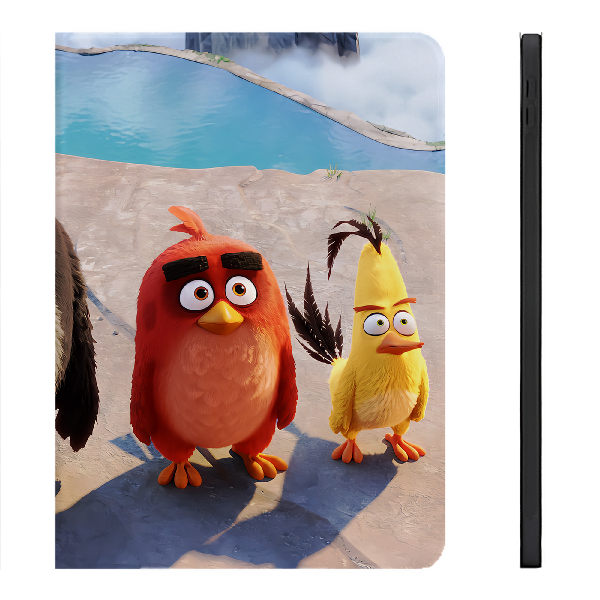 （画像用） Angry Birds アングリーバード IPadケース ペンホルダー付き ブックスタイルデザイン